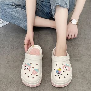 clog shoes for women heels sandals shoes for lady cute eva white nurse shoes thick sole summer beach sandal