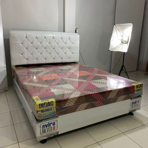 Satu Set Divan Spring Bed 160x200 Bedset Divan dan Springbed Ukuran 160x200