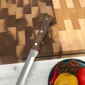8-inch walnut carving knife 8-inch rosewood carving knife stainless steel kitchen knife