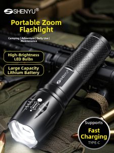 RTN | Rechargeable Ultra Bright Portable LED Flashlight