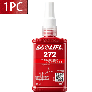 272 243 ThreadLocker Blue Thread Lock Medium Strength Lock Tight for Nuts Bolts Fasteners and Metals Anaerobic Curing Screw Glue