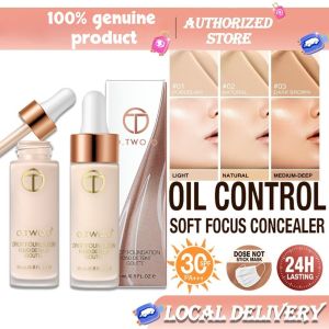 FenHuan 【24h Shipping】Oil-control Liquid Foundation With Beauty Egg Sunscreen SPF50 PA+ Poreless Full Coverage Concealer 24H Lasting Matte Finish Waterproof Cream Texture Face Cosmetics