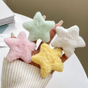 PINK EMPRESS | Cute Sweet Star Barrette Fluffy