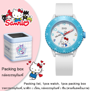 (With Box/42mm)100% Authentic Sanrio Hello Kitty Watch for Kids Girls Kuromi Quartz Watch Waterproof Silicone Soft Strap Shockproof Birthday Gift Christmas Gifts 2153 手表女生防水