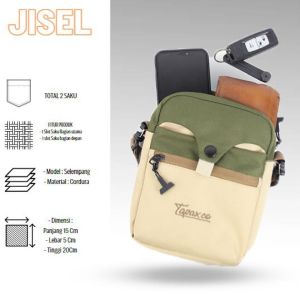 Tas Slingbag Pria Premium / Tas Slingbag Pria Casual Tapax Jisel Edition