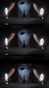 ไฟเซลฟี่ ไฟเติม LED แบบคลิปออน อุณหภูมิสี 3 สี ระดับ ขนาดเล็กพกพาสะดวก สำหรับกล้องถ่ายรูป โกโปร ไม้เซลฟี่