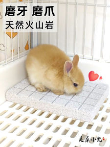 Large Grinding Board Volcanic Rock Rabbit Squirrel Toy for Hamsters Guinea Pigs And Other Small Pets Dental And Claw Grinding