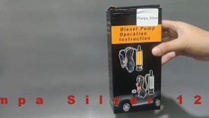 Pompa Minyak Celup Air Mini Kecilmp Mini Oli Solar Air Submersible Portable 12V Diesel Pump