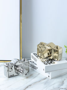 งานฝีมือเซรามิกแบบเรียบง่ายและโมเดิร์น งานประดิษฐ์รูปกล้อง ตกแต่งบ้าน ห้องน้ำโรงแรม ตกแต่งภายใน วัสดุอื่นๆ