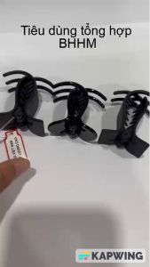 (Q8) 1 cái kẹp tóc càng cua 5 răng màu đen.