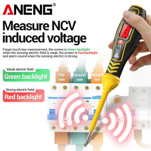 ANENG | ANENG B19 Noncontact Induction Pen with Screwdriver 30-1000V Three Level Induction Intensity Display Electrical Verification Pen