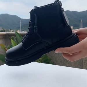 Giày bốt bé gái khóa kéo phong cách Hàn quốc Giày cao cổ đi học cho bé gái Mẫu mới Bốt cho bé gái DT131