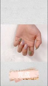 Homehub Perfect Partner for False Nails-Nail Glue Jelly Gel Sticker for Fake Nails 24pcs/set