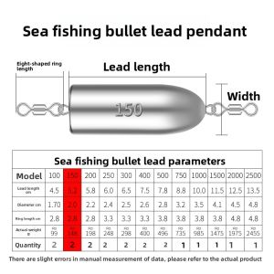 DIAOHAINI | Long Distance Fishing Sinker Drop Prevention Waterdrop Double Ring
