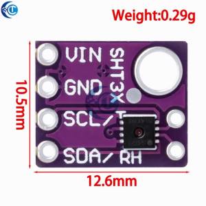 SHT31 Cảm Biến Nhiệt Độ & Độ Ẩm Cho Arduino 1-3 Chiếc Bộ Điều Chỉnh Điện Áp Thời Tiết 2.4-5.5V Nhiệt Độ Hoạt Động Rộng -40-125 ℃