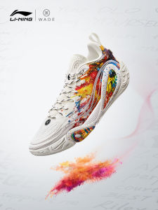 【WADE DLO】LI-NING WADE  DLO 1 "Fireworks" Mens Basketball Shoes Squeaky Professional Sports Shoes ABPV009 Legit Official Store