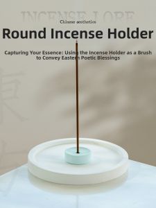 JISU | Aesthetic Minimalist Incense Holder With Ashtray