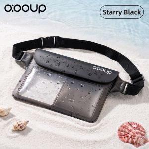 O:OOUP | Waterproof Waist Pouch Transparent Large Capacity