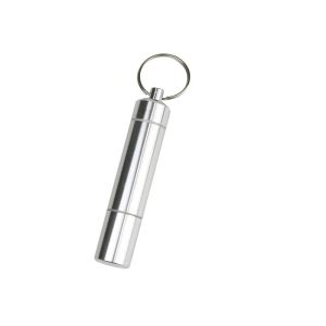 Hộp Đựng Thuốc Lá Bằng Hợp Kim Nhôm Bạc Móc Khóa Chống Nước Đựng Thuốc Tăm Hộp Quà Tặng Dành Cho Nam Giới
