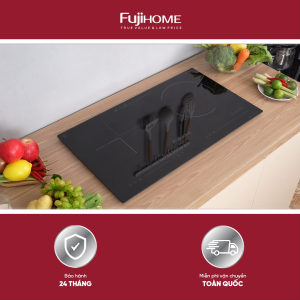 Bếp đôi từ và hồng ngoại Fujihome IC2519 -Công Suất 4400W - BẾP LẮP ÂM HOẶC DƯƠNG VỚI 4 CHÂN ĐẾ