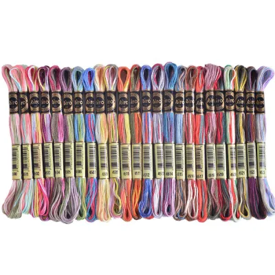 ด้ายปักครอสติช 24/78 สี ยาว 8 เมตร ด้ายปักไล่เฉดสี สำหรับงานปักผ้า งานเย็บปักถักร้อย DIY สี DMC