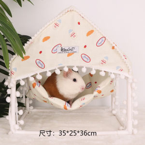 Universal Four Seasons Rabbit Tent House Bottomless Pet Sleeping Shelter for Pig Dragon Cat Guinea Pig Hedgehog