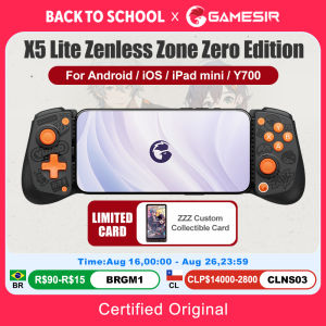 GameSir | GameSir X5 Lite Zenless Zone Zero Edition Mobile Gamepad for iPhone 17 16 15 Android iPad Mini Y700 Tablet Controle para Celular