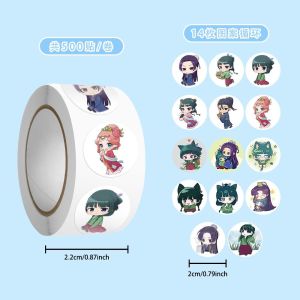 Bandai | 500 PCS stickers The Whisper of the Pharmacist Girl roll stickers - cute peripheral items for fridge mobile phone DIY stickers