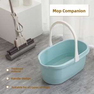 JIADONGLI | Thickened Long Rectangular Mop Bucket with Wheels for Home Use