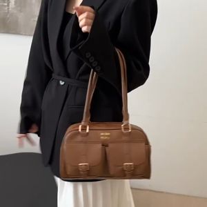 กระเป๋าสะพายมือสไตล์วินเทจ สำหรับผู้หญิง ความจุใหญ่ เหมาะสำหรับการทำงาน