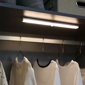 Motion Sensor Light Wireless LED Night Light Type C Rechargeable Light Cabinet Wardrobe Lamp Staircase Backlight For Kitchen LED