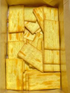 Rock-Cooked Cheese Biscuits Individually Packaged Lightly Crispy Nine Vegetable Heart Thin Crackling Snacks Afternoon Tea Leisure Snacks