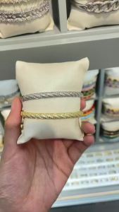 Vòng Đeo Tay Bằng Đồng Mạ Vàng 18K Dành Cho Nữ Phong Cách Quý Tộc Sang Trọng Kiểu Dáng Thời Thượng Trang Sức Mạ Đồng.