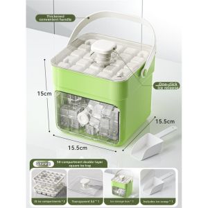 XUNHUAI | Press Food Grade Ice Mold Handheld Storage Box