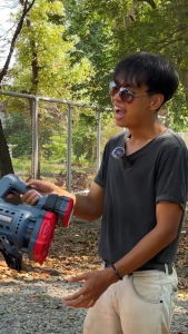 MASARU รุ่น SCBL-800 เครื่องเป่าลมไร้สาย 20V เครื่องเป่าใบไม้ เป่าฝุ่น ลานบ้าน พร้อมแบตเตอรี่ มอเตอร์บัสเลส แรงลมแรง ปรับสปีดได้ พกพาสะดวก