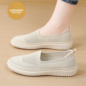 CUOYI | Breathable Slip-on Walking Shoes for Elderly Women