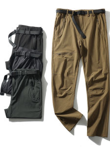 Quần Dài Nam Ống Đứng Mỏng Thoáng Khí Chống Thấm Nước Nhẹ Thoải Mái Co Giãn Nhanh Khô Màu Trơn Quần Dài Thường Ngày Mùa Xuân Hè