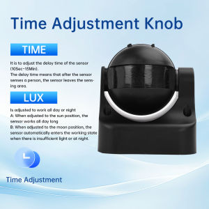 AC110-240V Automatic PIR Infrared Motion Sensor Detector Double Probe Induction Movement Light Switch Outdoor IP65 180°