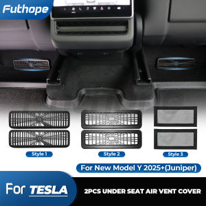 Futhope Underseat Air Conditioning Cover for Tesla New Model Y Juniper Launch Under Seat Protection Car Decoration