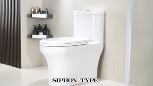 PHITO Water Saving Toilet Bowl Set Jet Siphon High Impulse Clean Ceramic Toilet Bowl  Anti-odorant Toilet Bathroom