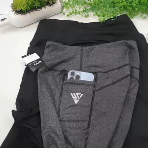 Quần Legging Tập Gym-Yoga Có Túi Phối Lưới Thể Thao Thoáng Mát Cho Chị Em Tập Luyện