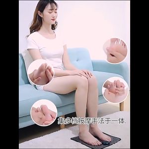 Therapy EMS Electric Foot Massager Pad USB Rechargeable Foot Massager Mat Portable Leg Reshaping Relieve Fatigue