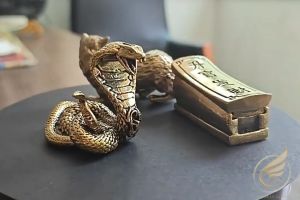 Decor Mini Tượng Rắn Phong Thủy Tượng Đồng Nhỏ Trang Trí Tượng Tuổi Tỵ 12 Con Giáp - Đồ Đồng Thuận Tâm