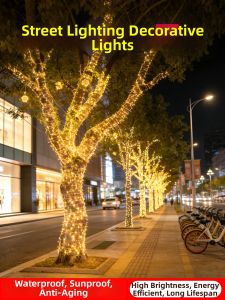 RUILUO | Solar Waterproof Outdoor LED String Lights