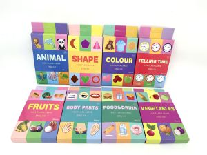 Bộ Flashcard Bảng Chữ Cái Montessori Đồ Chơi Giáo Dục Cho Trẻ Em 3-14 Tuổi 36 Thẻ X 8 Chủ Đề Trò Chơi Học Đọc Viết Quà Tặng