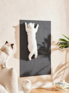 Wall-Mounted Cat Scratching Board Durable Non-Slip Tear-Resistant Cat Toy Climbing Pad Protects Walls for Large And Small Cats