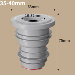 YTYIN | Silicone Bathroom Sewer Seal Ring Kitchen Sink Sewer Pipe Seal Plug Washing Machine Anti-odor Leakage Floor Drain Seal Connector