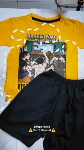 Baju Setelan Kaos Distro Ramadhan Race Anak Laki Laki Karakter Lebaran Race Usia 1 - 10 Tahun - DTF