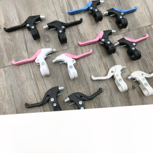 Childrens Mountain Bike Brake Lever Three-Finger Single Bicycle Hand Brake Handle Accessories Cycling Equipment Tooquv
