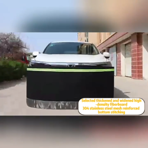 Car barrier Vent cover Car anti-mouse net Sturdy stainless steel legs car cover Sun protection rodent protection